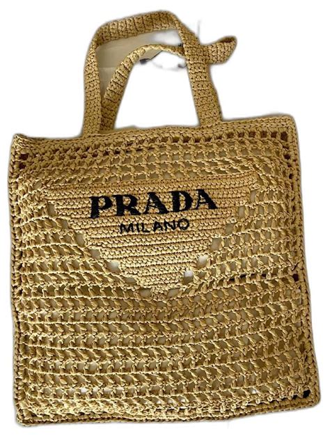 prada strohtasche|prada totes farfetch.